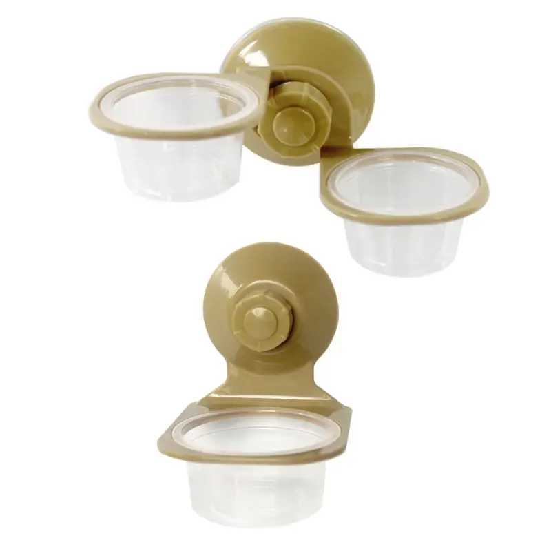 Присоска для рептилий кормушка воды и корма подвесная настенная миска кормления