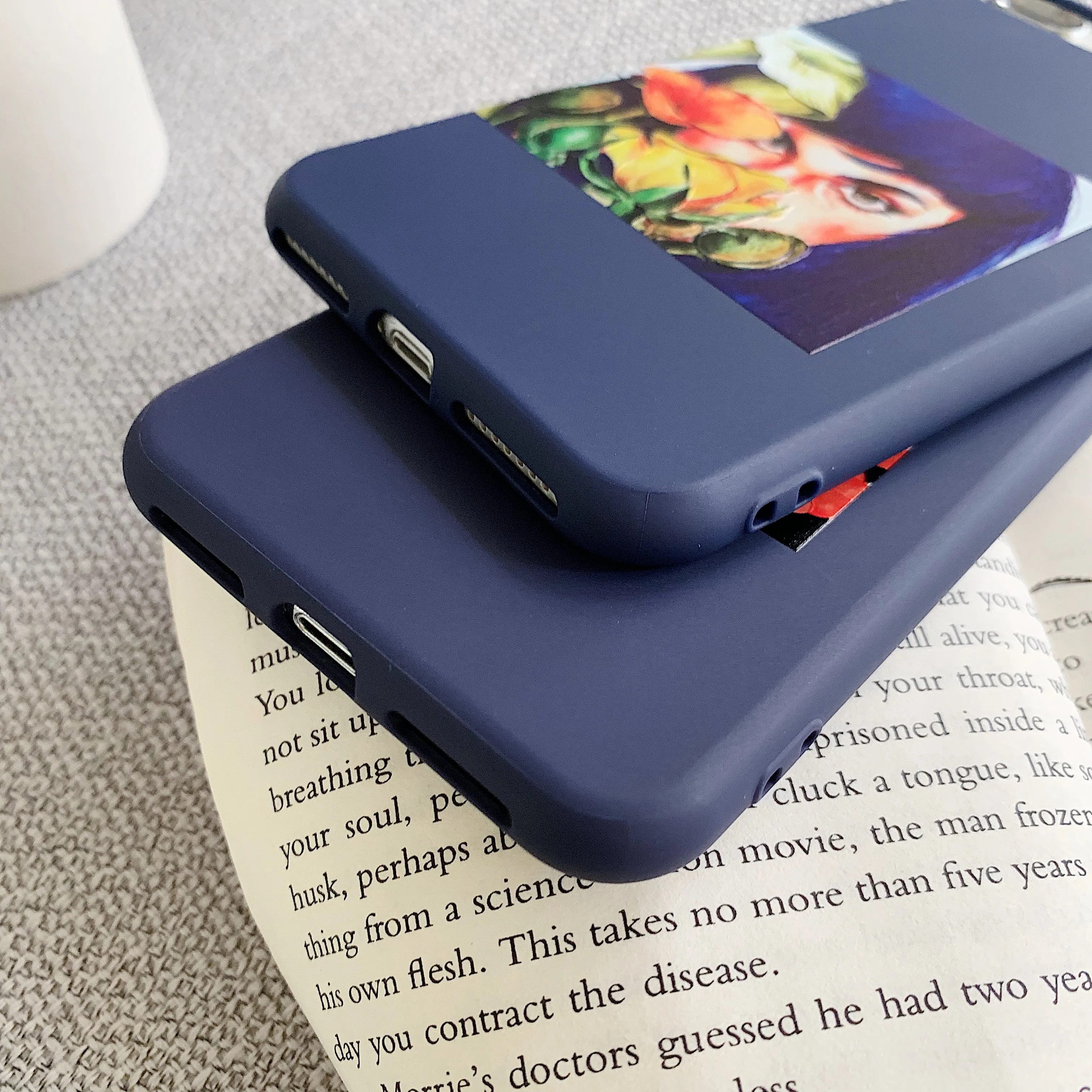 Роскошный чехол для телефона iphone XS XR Max Flower живописная абстрактная картина Мягкий