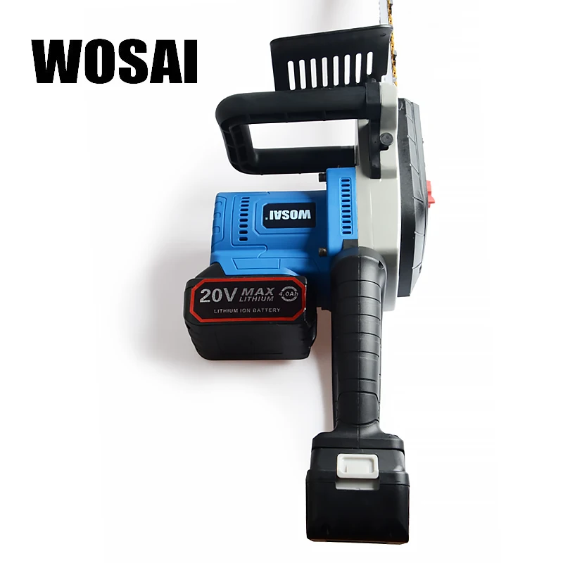 WOSAI 40 в пила Беспроводная цепная бесщеточный мотор Электроинструмент