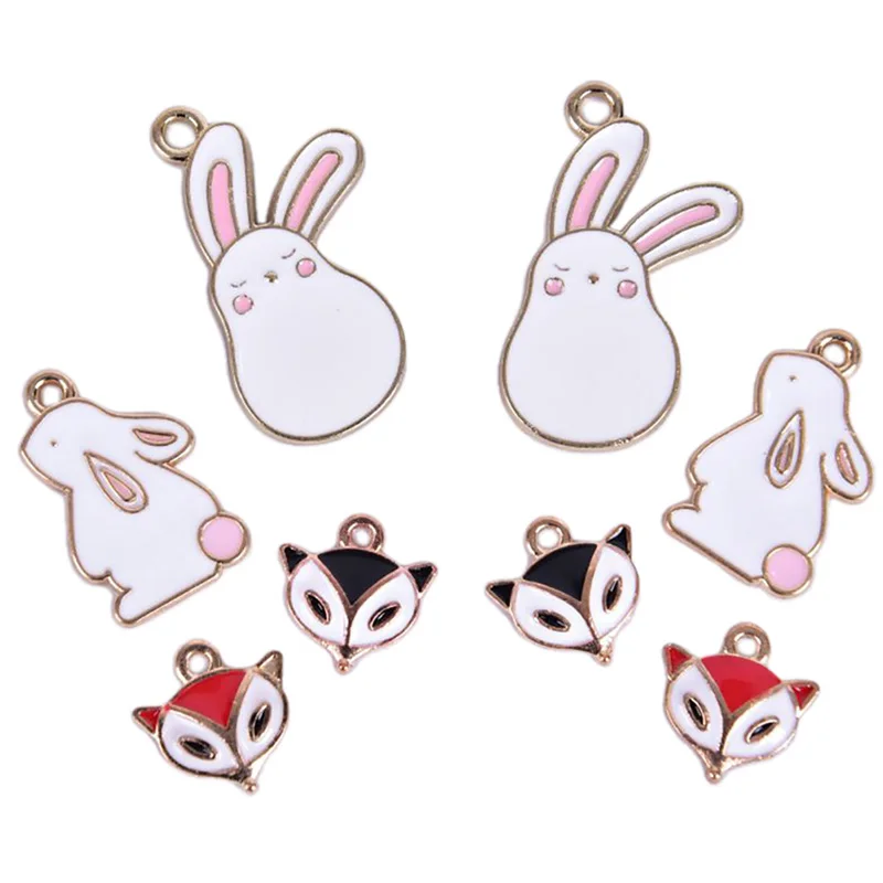 Подвески для браслетов и ожерелий из золота подвески девушки пробы с эмалью в