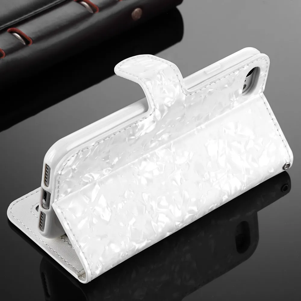 LLZ. COQUE кожаный чехол-книжка с мраморным магнитным бумажником для Apple Iphone Xr XS MAX 7 8 PLUS X 5 5S SE 6 6S PLUS Bling Cover Capas