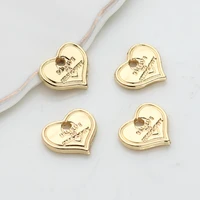 zinc alloy mini love heart charms beads 10mm 20pcslot for diy fashion jewelry making accessories