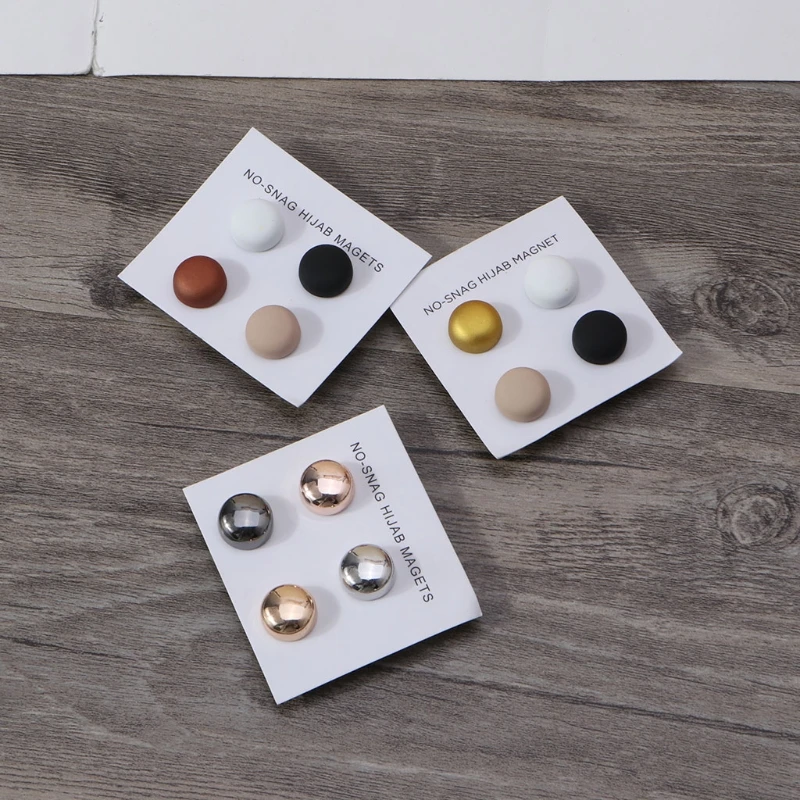 4 шт. безопасная брошь на хиджаб сильное металлическое покрытие Магнитный зажим