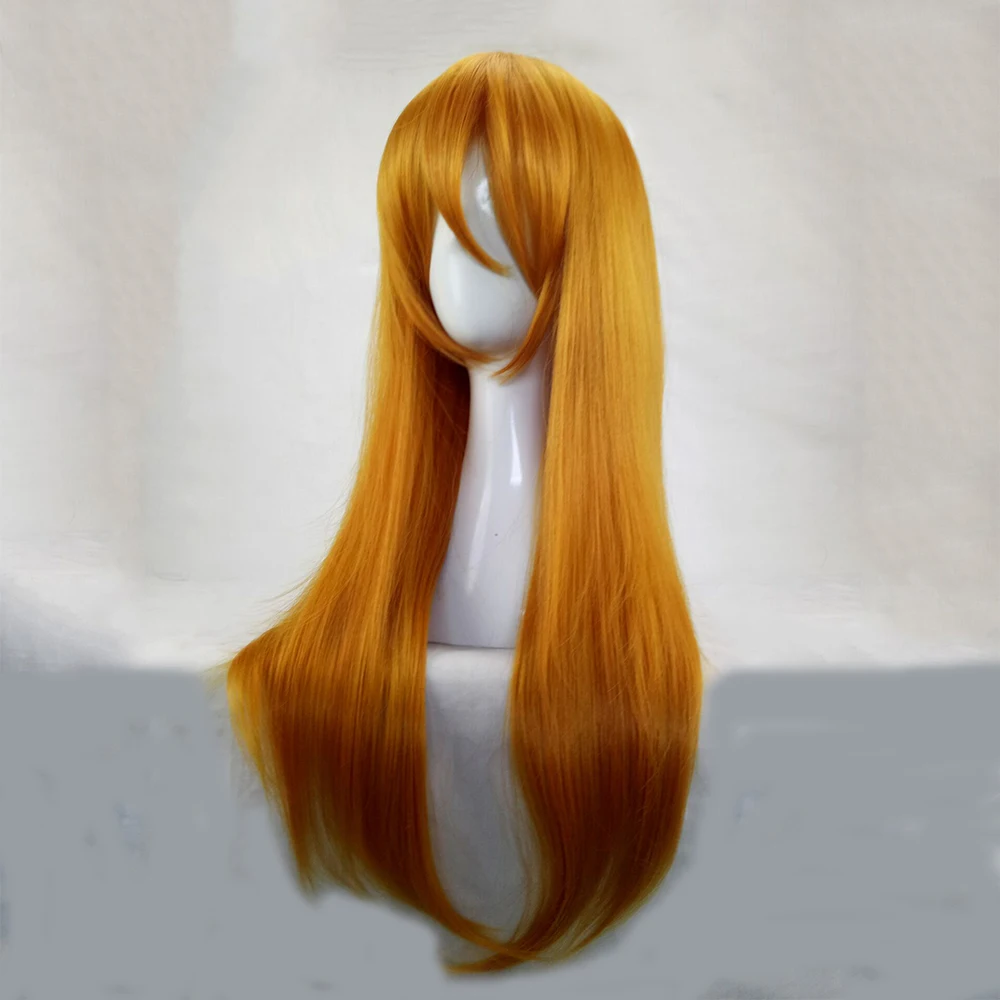 HAIRJOY оранжевый зеленый костюм вечерние косплей парик 100 см длинные прямые синтетические волосы парики 15 цветов