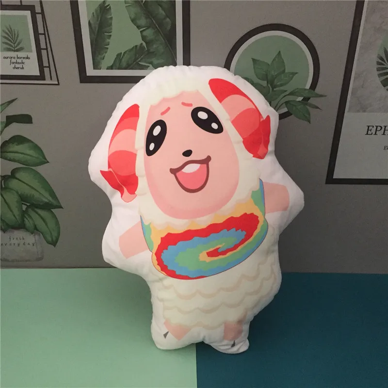 Animal Crossing Plush Keychain Raymond New Horizons Raccoon Leaf Kohlrabi Fossil Amiibo Isabelle Key Bag Pendants Dolls 10pcs | Игрушки и