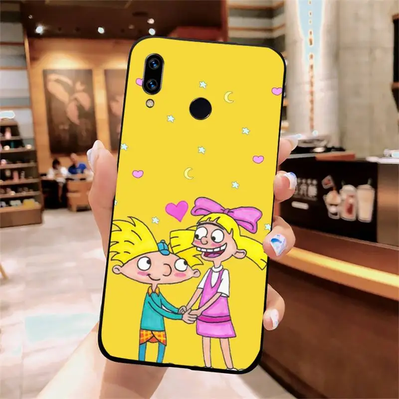 

Hey Arnold American cartoon Phone Case For Xiaomi Redmi note 7 8 9 t k30 max3 9 s 10 pro lite