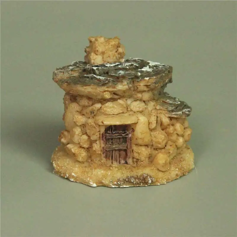 Каменный дом искусственное ремесло микро-дом ландшафтное украшение для