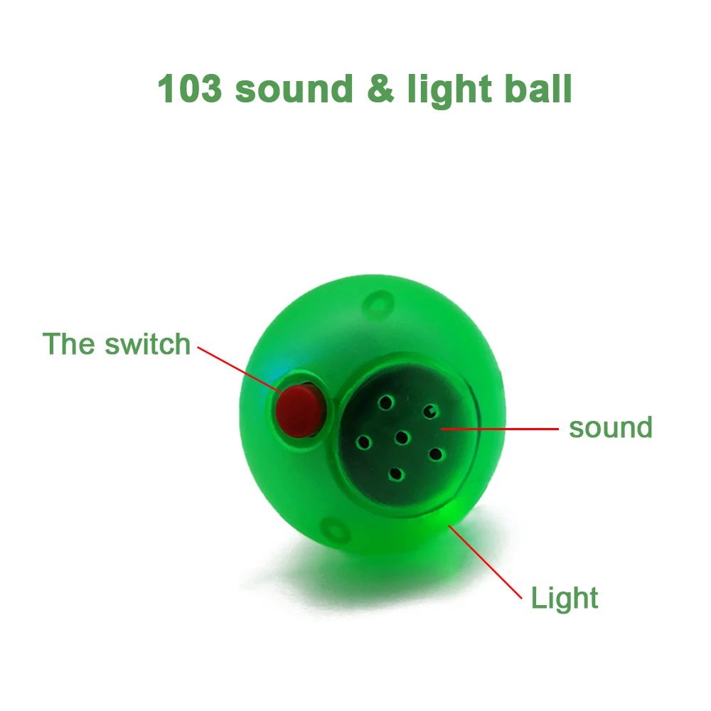 Игрушка для кошек интерактивный светодиод светится со звуком погоня за прыжком