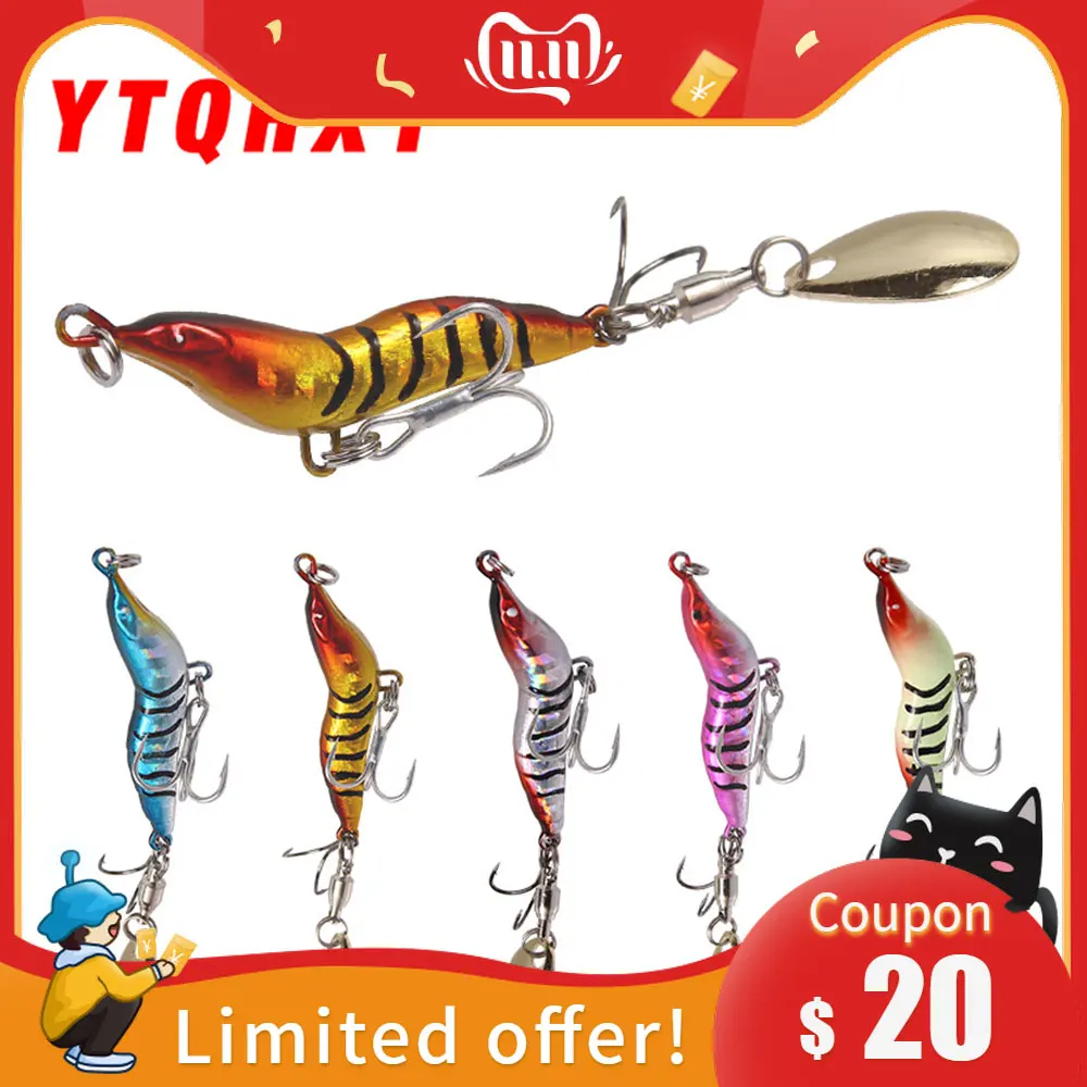 Рыбная приманка вобблер ложка креветка 4 см 9 г 5 15 6 22 30 ультра длинная кровяная