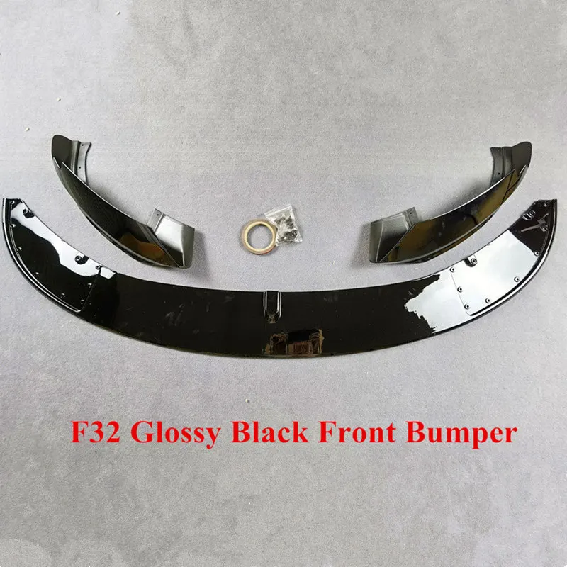 

Набор MP Стильный автомобильный передний бампер, спойлер с разветвителями для BMW 4 серии F32 F33 F36 глянцевый черный 2013 +