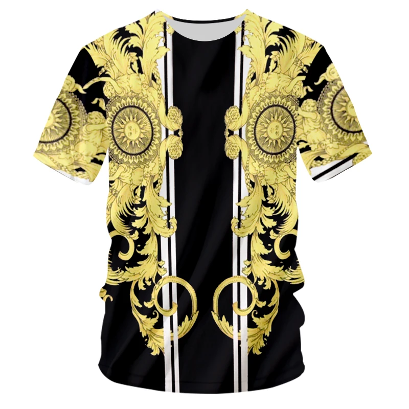 Модные футболки с 3D-принтом Homme Летние Удобные в стиле хип-хоп изображением