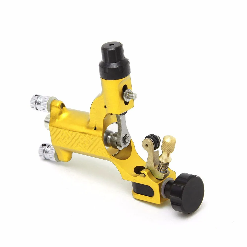 Pro Новое поступление золото Швейцарский двигатель роторная татуировка машина