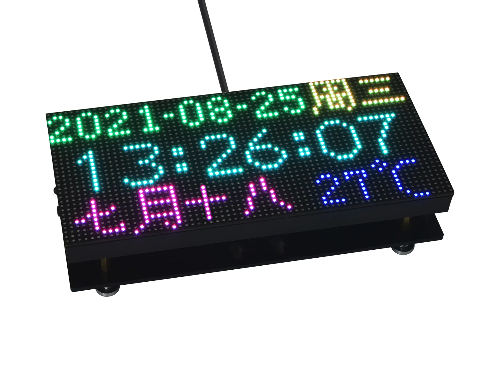 Waveshare RGB Full-Color LED Matrix Panel 64×32 Pixels Adjustable Brightness Supports Raspberry Pi Pico ESP32 | Компьютеры и офис