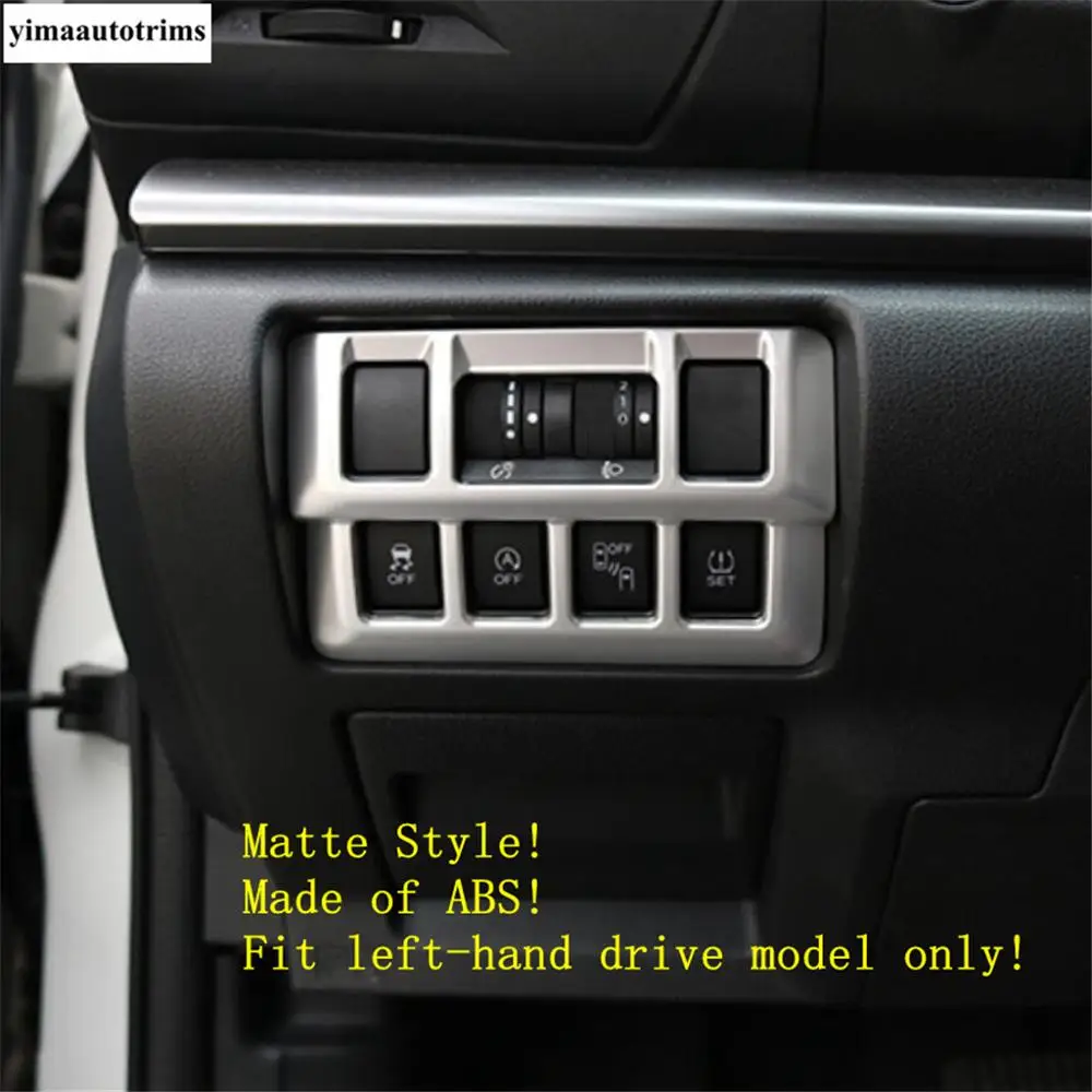 

Head Lamps / Door Bowl / Lift Button / Center Air AC / Gear Box Panel Cover Trim For Subaru XV Crosstrek 2017 - 2021 ABS Matte
