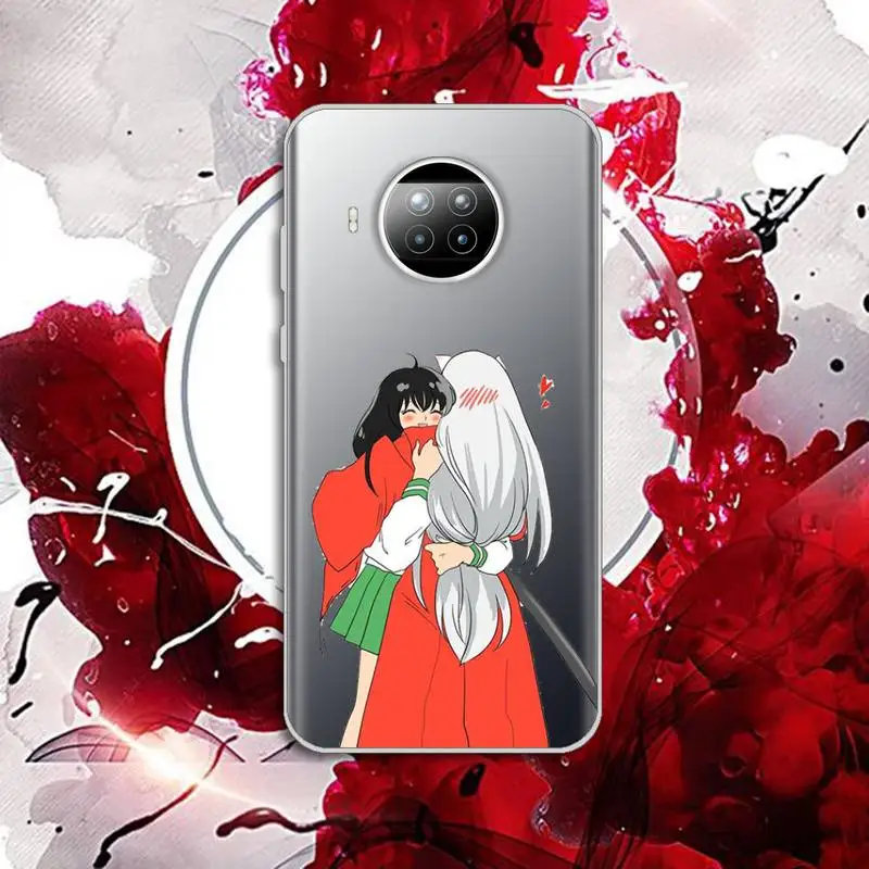 

Hot Japan Anime Inuyasha Higurash Phone Case Transparent for Xiaomi mi Redmi note 10 t 8 9 pro lite 11 Samsung S 8 9 10 20