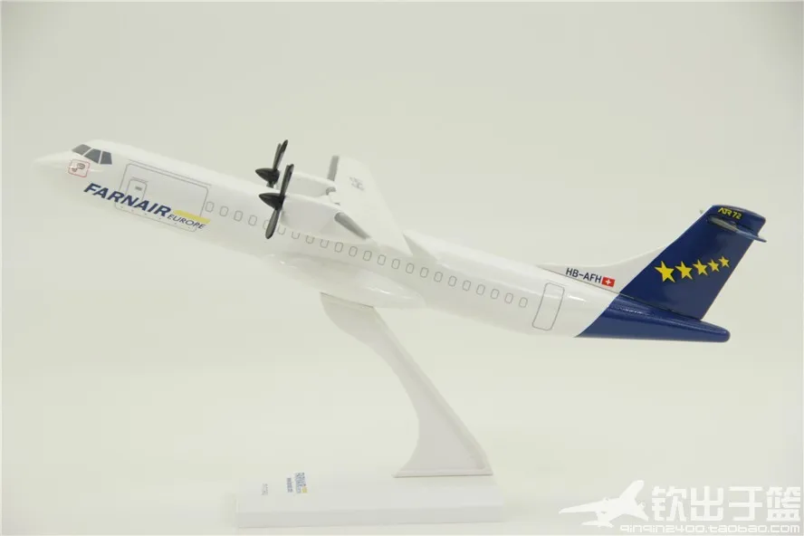 Сборная модель самолета Швейцария авиакомпании ATR72 грузовой FARNAIR Swiss грузовая ABS