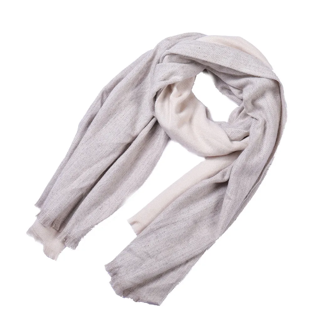 2019 дизайнерский зимний женский стандартный теплый кашемировый шарф шаль