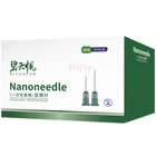 Прозрачный шприц для пирсинга Иглы, инъекционный клей, прозрачный наконечник, для фармацевтической инъекционной иглы 32 г 4 мм