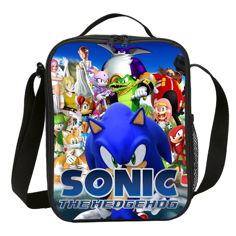 Малый мешок обеда для детей мальчиков девочек крутая мультяшная аниме звуковая