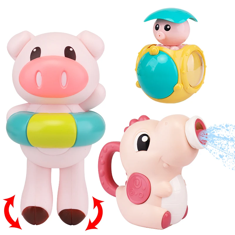 Детская игрушка для ванны детская в ванную комнату свинья осьминог динозавр вода