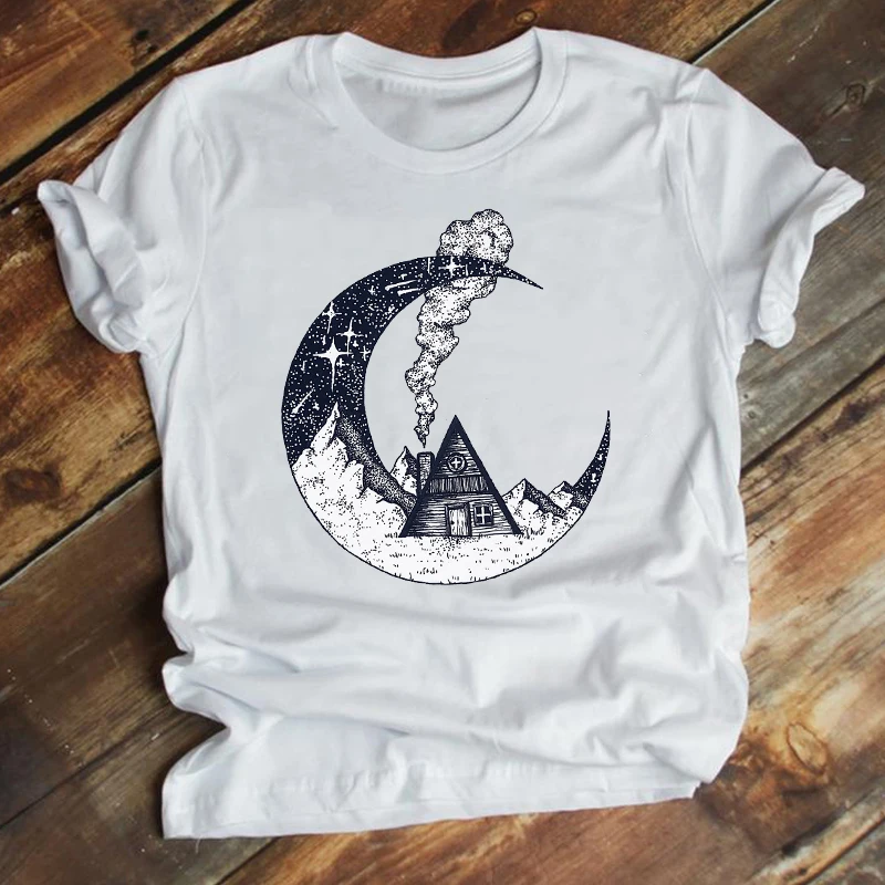 

Summer Fashion Clothes Print Tshirt Female Tee Top Graphic T-shirt Women Printing Simple Clothing Mujer Camisetas Clothing 90s
