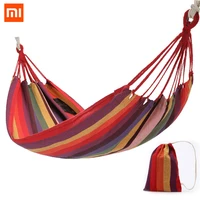hammocks hanging chair canvas swing widen portable outdoor garden camping travel casual outdoor furniture