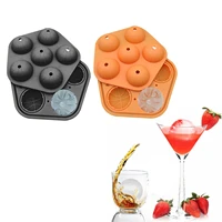 4cm ice ball mold basketball forms for ice mould ice cube silicone mold for diy home bar party cocktail sphere ice cube makers
