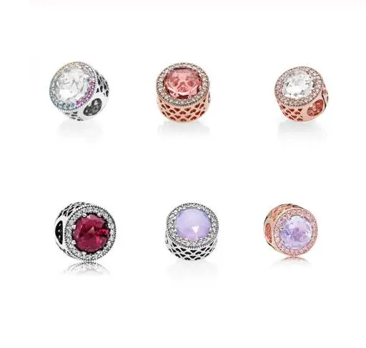 

Браслет и ожерелье Пандора из серебра 925 пробы, с подвеской-шариком