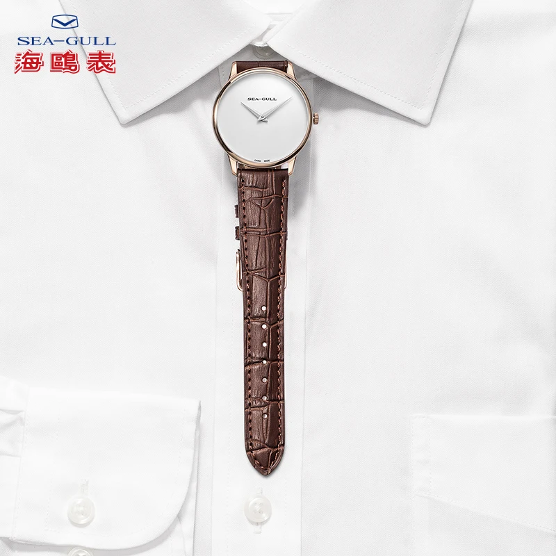 Seagull men's automatic mechanical watch simple dial watch double needle watch automatic watch men watches mens 819.18.6011