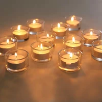 10pcs transparent scented candle glasses thickened high temperature resistant candlestick handmade candle cups diy molds