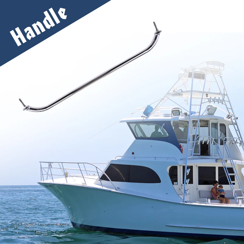 1 шт. полированный поручень для лодки из нержавеющей стали морской Люк яхты ручка