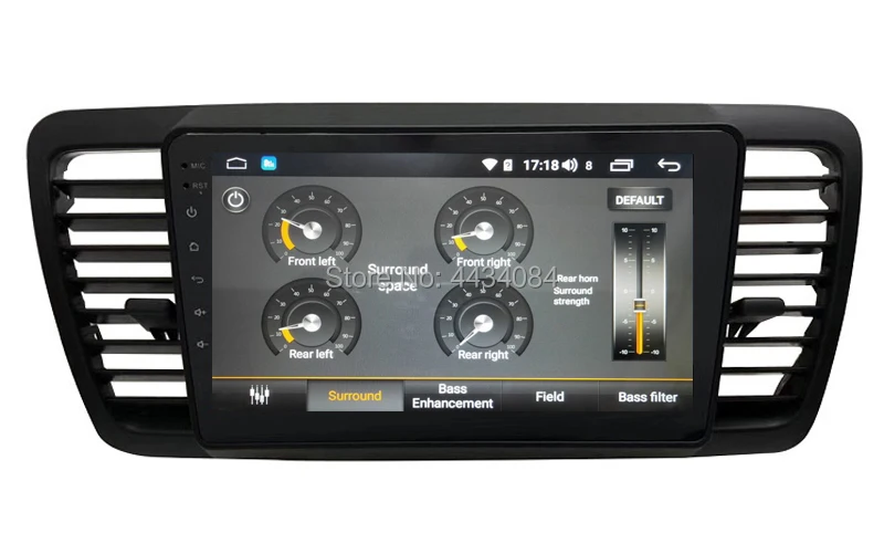 Автомагнитола Ouchuangbo 4G GPS мультимедиа Android 10 для Subaru Legacy Outback 2007-2019 8 ядер 128 Гб ПЗУ