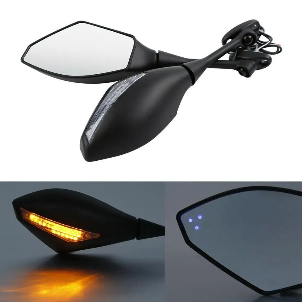 

Мотоциклетные зеркала заднего вида, СВЕТОДИОДНЫЕ ПОВОРОТНЫЕ сигналы для Honda CBR600RR CBR1000RR CBR250R CBR300R CBR500R