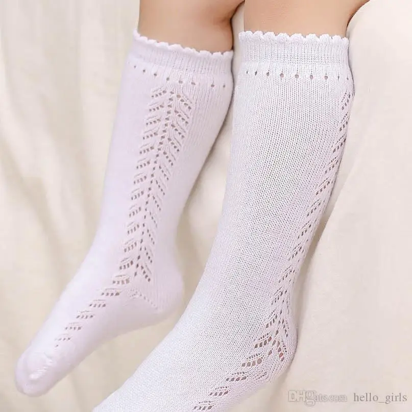 

Baby Socks Cotton Girls Socks Bowknot Princess Knit Knee High Socks Spring Summer Baby Clothes Toddler Accessories