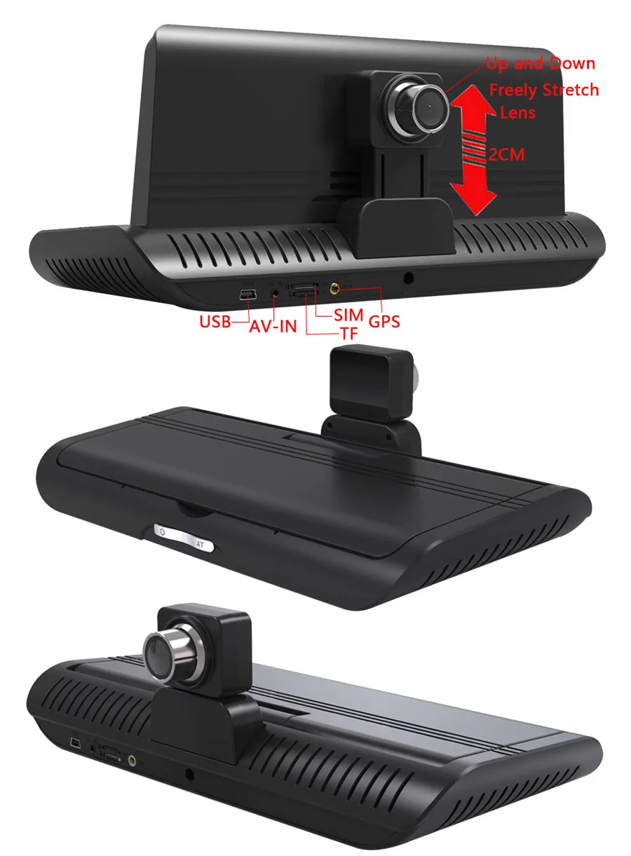 QUIDUX 8 дюймов ips 4G Автомобильный видеорегистратор Камера gps Android FHD 1080P ADAS Dash cam двойной объектив Автомобильный видеорегистратор ночного видения удаленный монитор