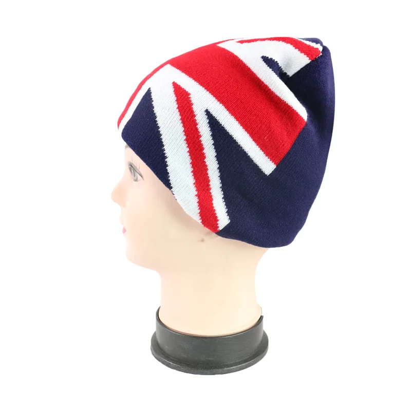 Женская и мужская Осенняя шляпа с флагом модель RX111|knitted cap|beanie hathats for men |