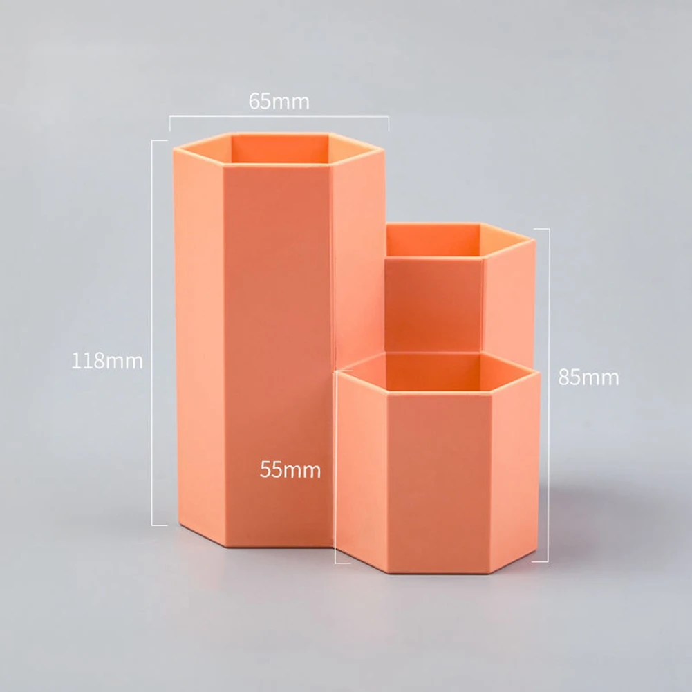 

Brush Pot Pen Container Tubular Penrack Makeup Brush Holder Large Capacity Home Office Storage Desktop Organizer