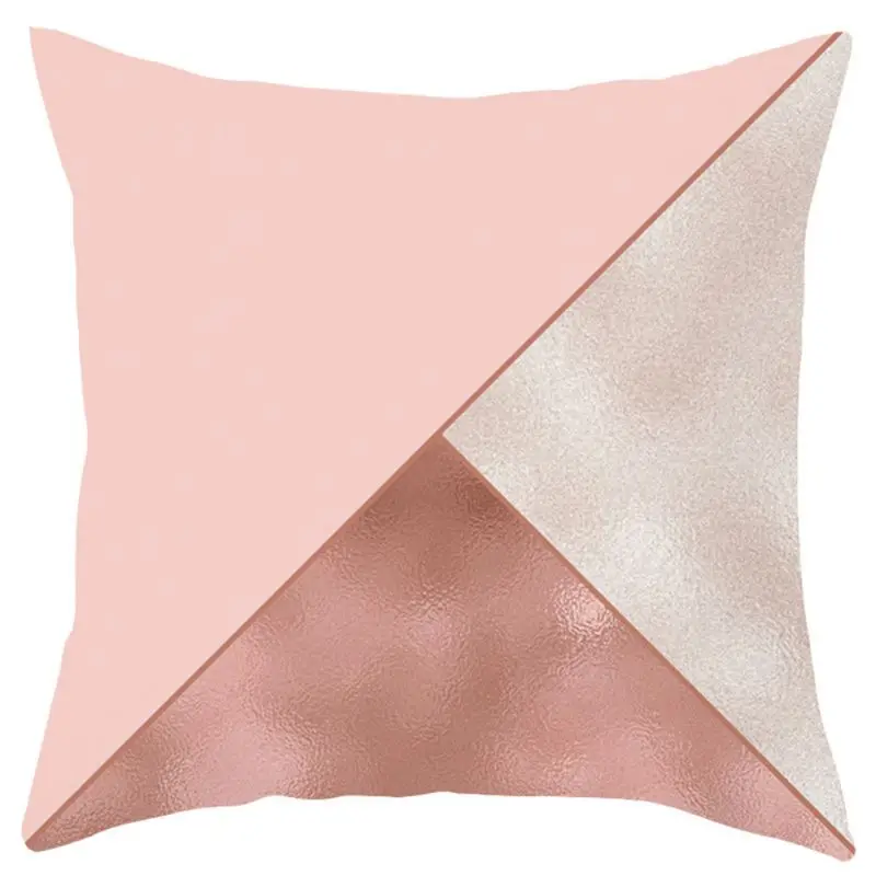 Квадратная наволочка для подушки полиэфирная с декоративным принтом домашний