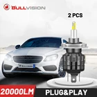 H4 LED 360 лм H7 H1 H11 6000 светодиодные фары дальний свет ближний свет CSP светодиодный H8 H9 9005 K 9006 HB3 HB4 беспроводной 1:1 размер в наличии мини