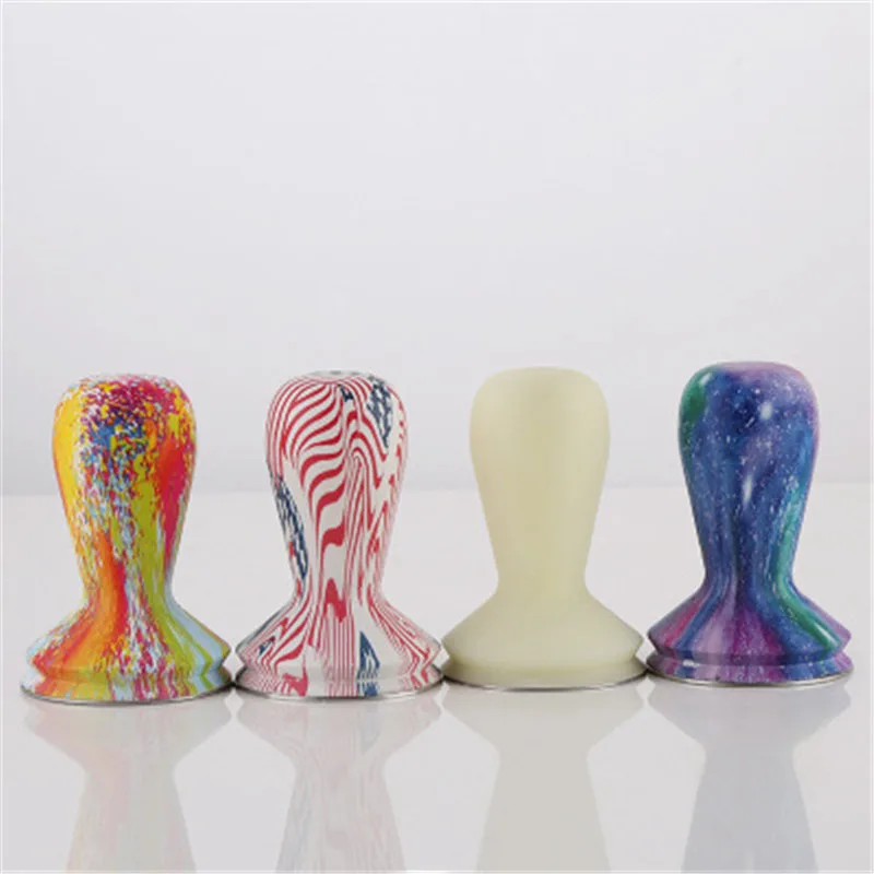 Красочные ручки из нержавеющей стали база тампер переносной съемный