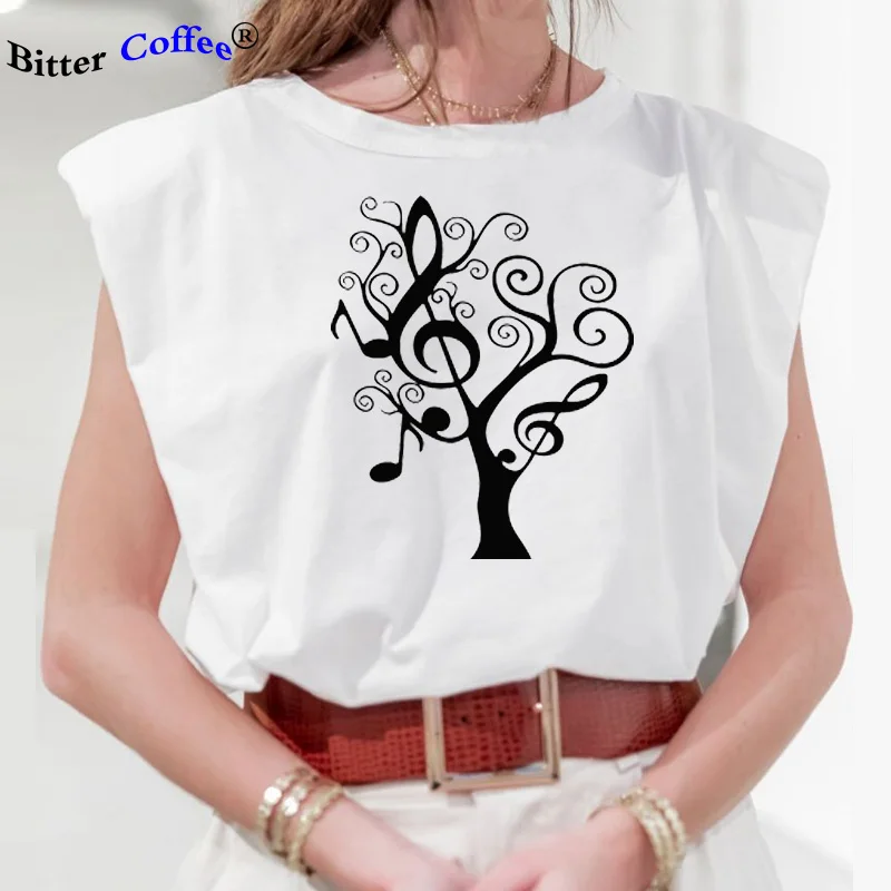 Модная элегантная свободная футболка без рукавов с плечевым ремнем и надписью