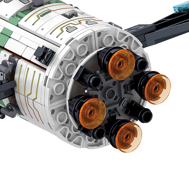 

Qunlong Ideas Building Block International Space Station TianGong Model High-tech Signal Receiver Children Toys for Boyfriend