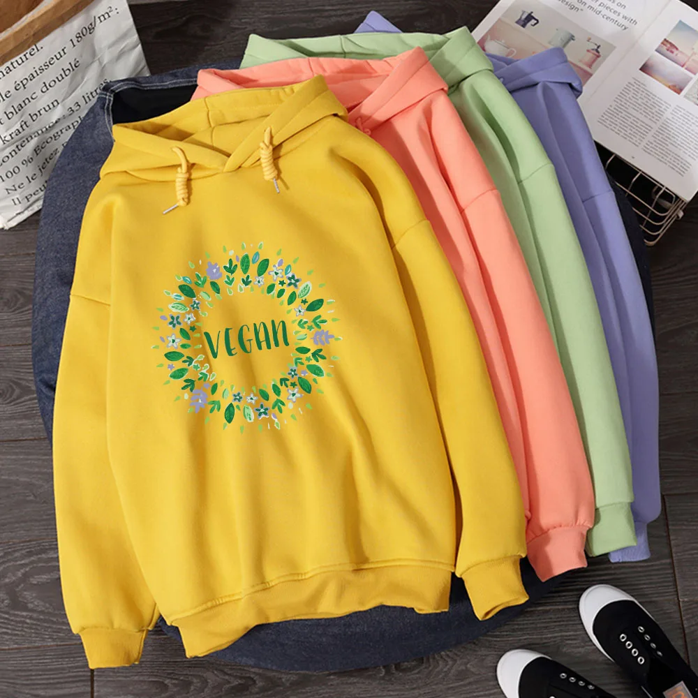 Womens Hoodies Harajuku Streetwear Letters Vegan Hoodie Sweatshirts Sweetshirt Homem Woman Plus Size Punk Cool Hoodie Sweatshirt