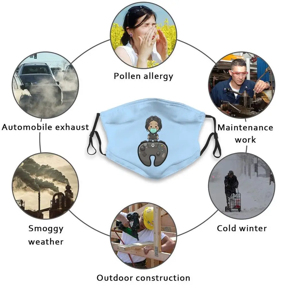 

Gamer Boi Adult Kids Anti Dust Filter Diy Mask Gamer Xbox