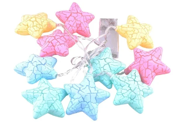 

10lu Colorful Star Shape Dolman Led 15 Meters 463351086