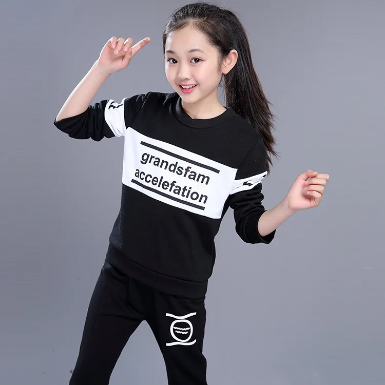 2020 Spring Autumn Children Clothing Sets Casual 2pcs/set Sports Suits For Boys Girls School Uniforms Kids Sportswear |