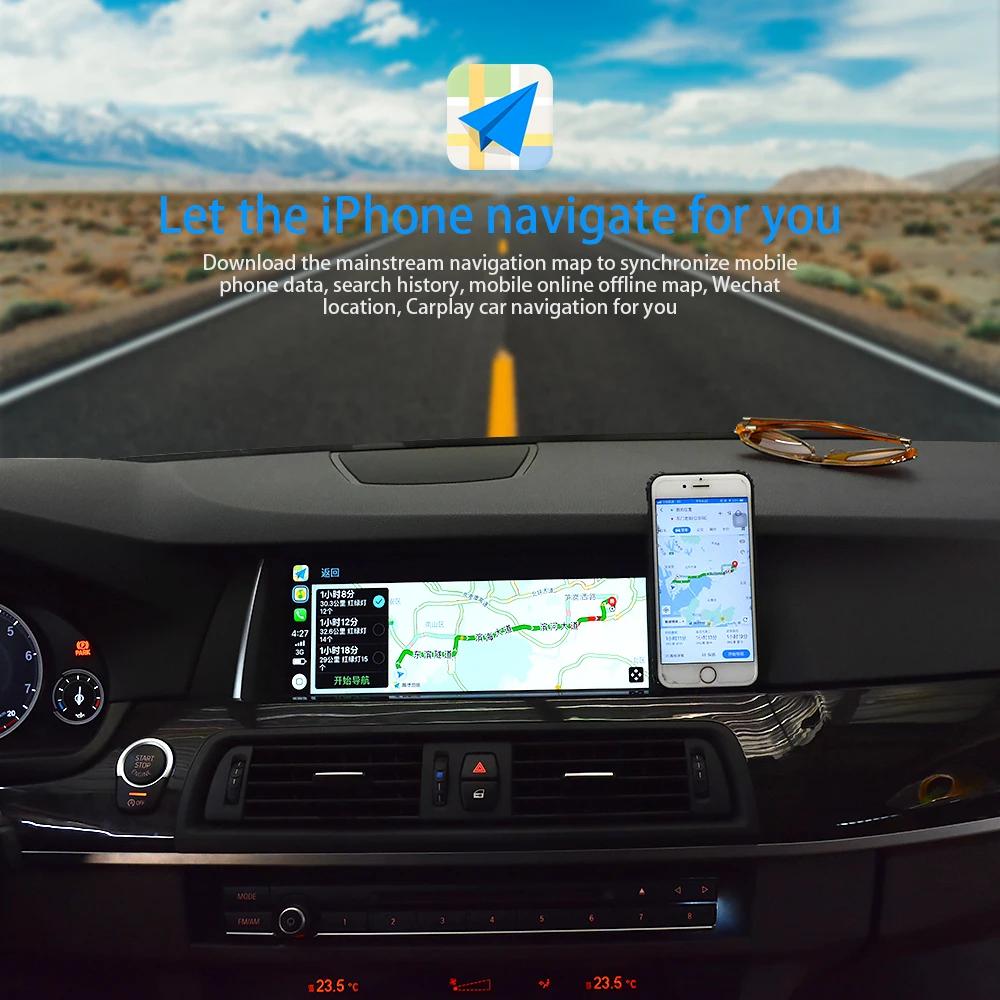 Carplay портативный навигационный плеер для apple iphone ios carplay система play Авто Цифровой