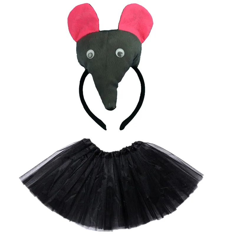 Детская одежда для мальчиков и девочек Крыса костюм с нашивкой в виде мышки