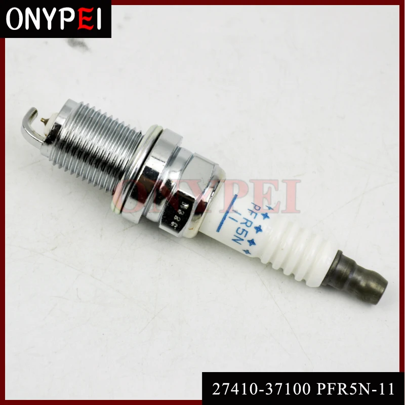 4 шт./лот иридиевая Свеча зажигания 27410 37100 PFR5N 11 для Hyundai Elantra Santa Fe Tucson Kia Optima 2741037100