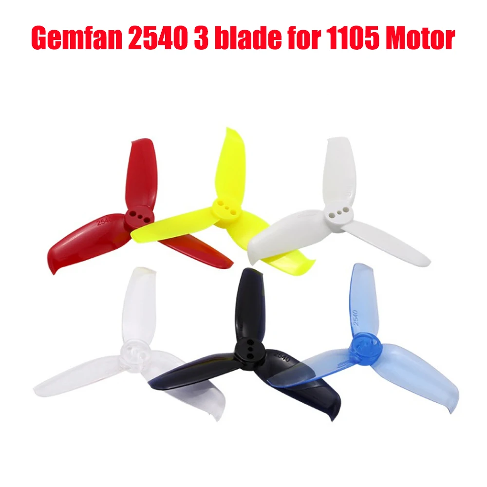 

24PCS/12 Pairs Gemfan 2540 CW CCW 2.5 inch Durable 3 blade for 1105 Motor FPV Quadcopter Multi-rotor Parts Replacement Accessori